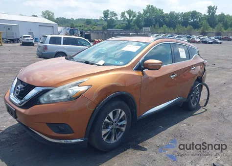 2015 Nissan Murano Sv из США, поврежденный, VIN 5N1AZ2MH4FN254159